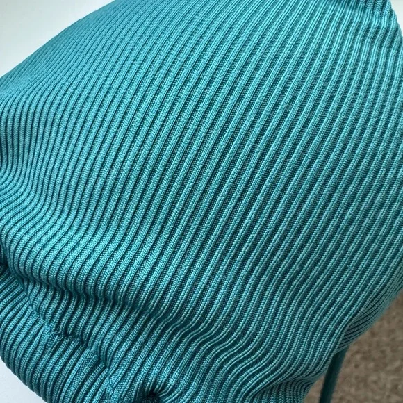 Teal Triangle String Bikini Set - Women Swim - Picture 3 of 3